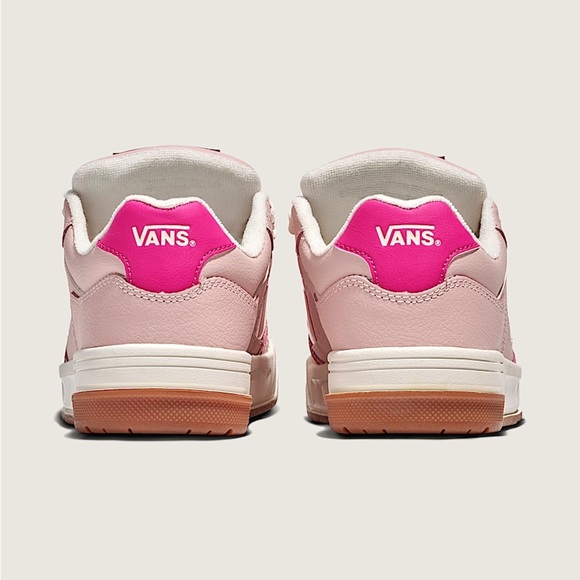 VANS UNISEX PINK AND WHITE SNEAKERS SIZE:
5 - men
6.5 - women - Picture 4 of 14